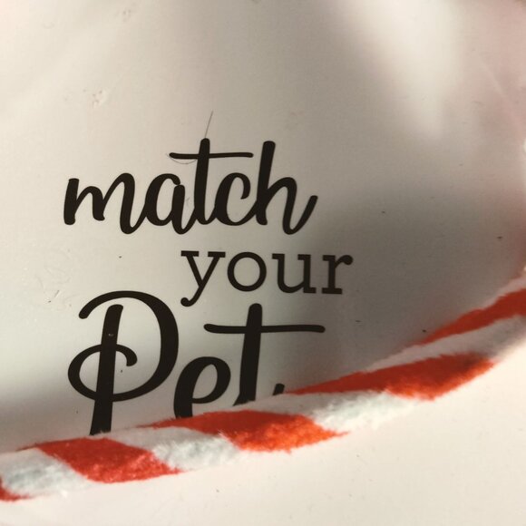 Christmas Pet Matching Santa Hat Headbands One Size Sequin Faux Fur Holiday - Picture 4 of 5